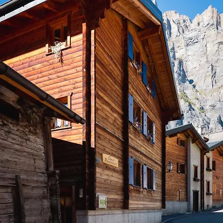 דירה Chalet Regenbogen Leukerbad Familienapartment Mit Indoor-Rutschbahn & Spieloase An Der Fussgaengerzone