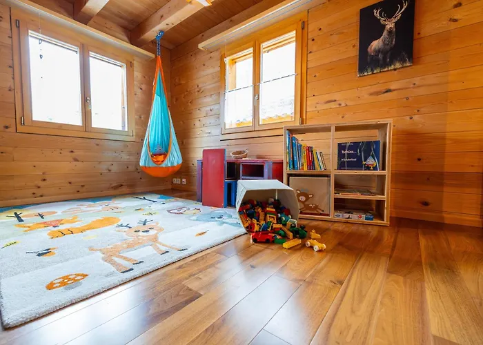 Regenbogen Mit Indoorrutschbahn Apartmán Leukerbad